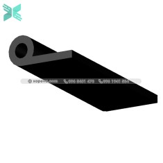 Rubber EPDM P Extrusion - 15mm x1.5mm