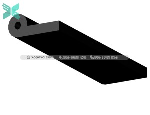 EPDM rubber P-shaped gasket - 16mm x 6mm