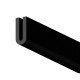 U-shaped rubber EPDM gasket -  3mm x 7mmm