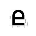 E shaped silicone seal - 10x13x2