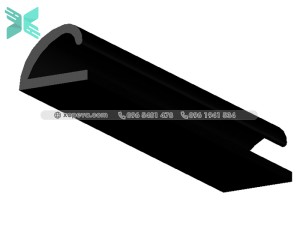 EPDM rubber L-shaped door seal - 20x15x2.5