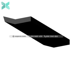 EPDM rubber L-shaped door seal - 29.4x8.5x4