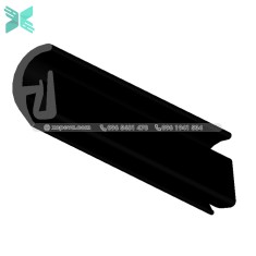 S type rubber EPDM sealing strip glass - 25.7x16x3
