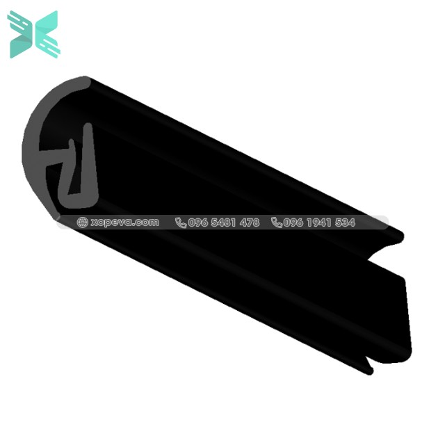 S type rubber EPDM sealing strip glass - 25.7x16x3