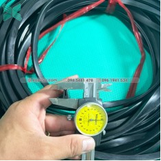 EPDM rubber U-profile gasket 10x6x1.5