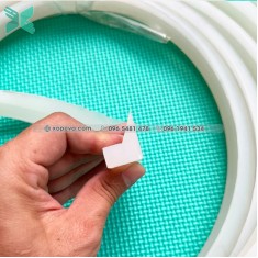 White silicone gasket L-shaped 23x18x10