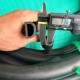 EPDM rubber D-shaped gasket 25x15x10