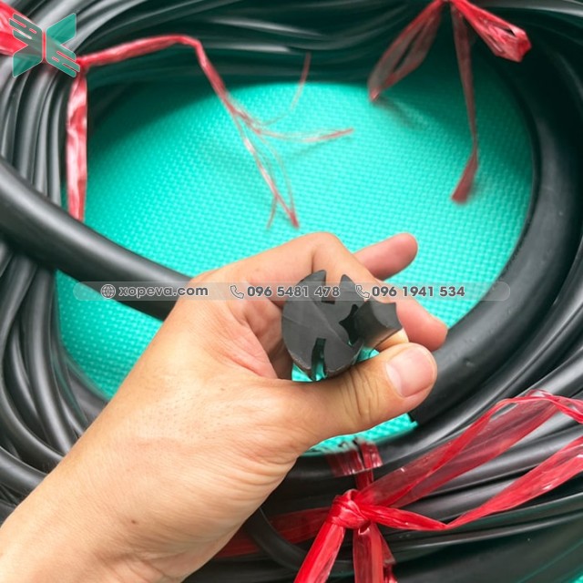 EPDM rubber H-shaped gasket 20.8x25x10