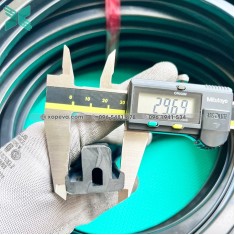 EPDM rubber gasket T-profile 29x23x14.7