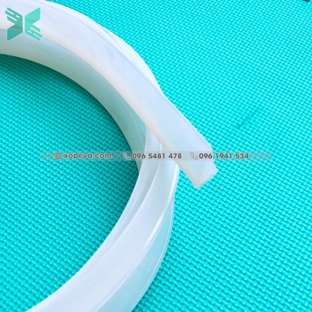 White silicone gasket 12x21.1x5