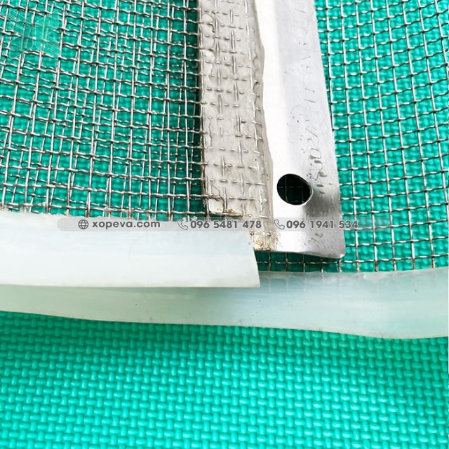 White silicone mesh sheet machining 12x21.1x5
