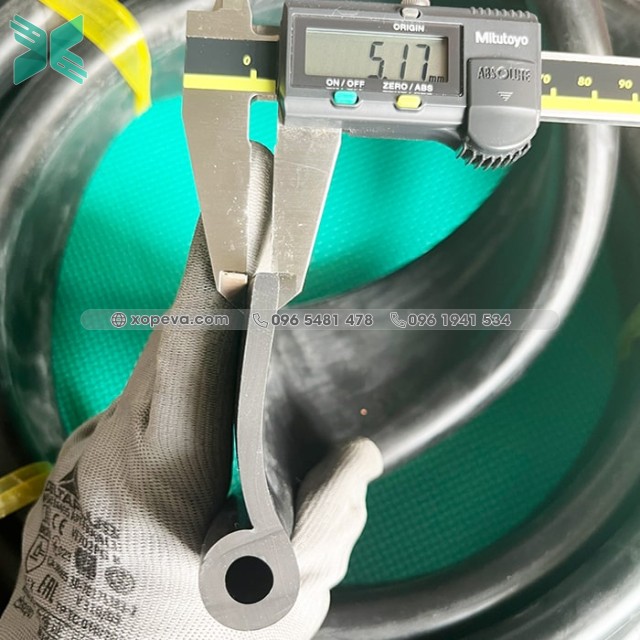 EPDM rubber gasket P-profile 70x20x5