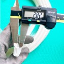 White silicone U-shaped gasket 9.6x15.2x3