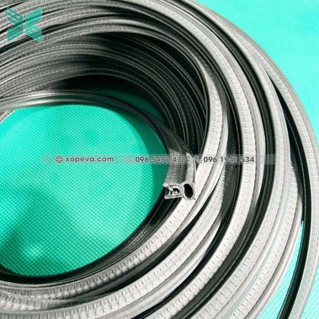Zinc foam rubber U-profile gasket 18.5x11x4