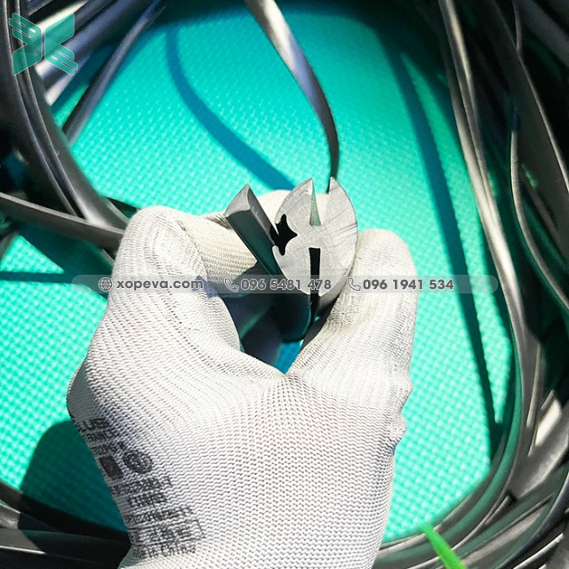 EPDM rubber H-profile seal 29x19x3