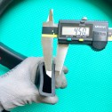 Standard rubber D-profile seal 40x20x4.5