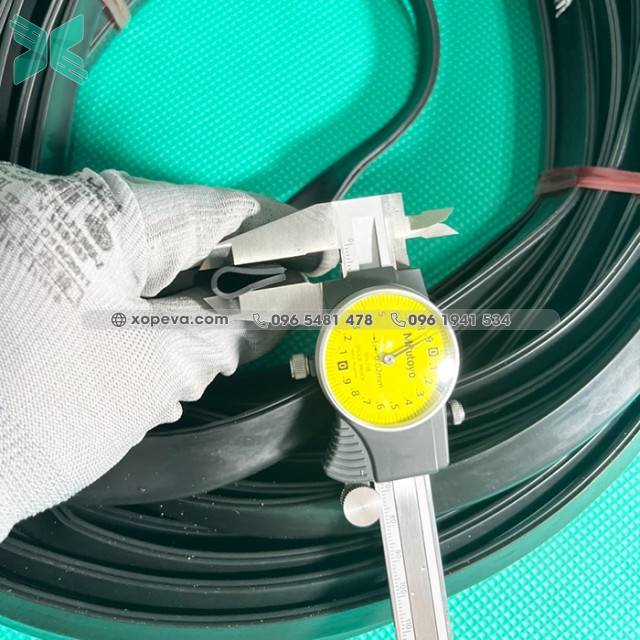 EPDM rubber U-profile seal 10x20x1.5