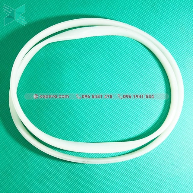 White silicone thermal union U-shaped gasket 10x24x3.8