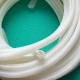 White silicone D-shaped gasket 10x15x1.5
